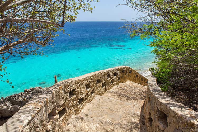 Mooiste stranden Bonaire: 1000 Steps Beach