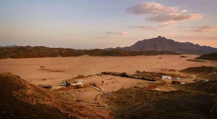 National Park Wadi El Gemal: de vallei van de kamelen