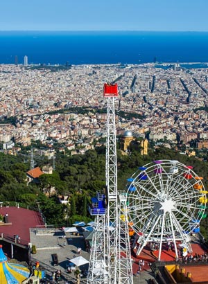 Barcelona met kinderen; Stadion FC Barcelona