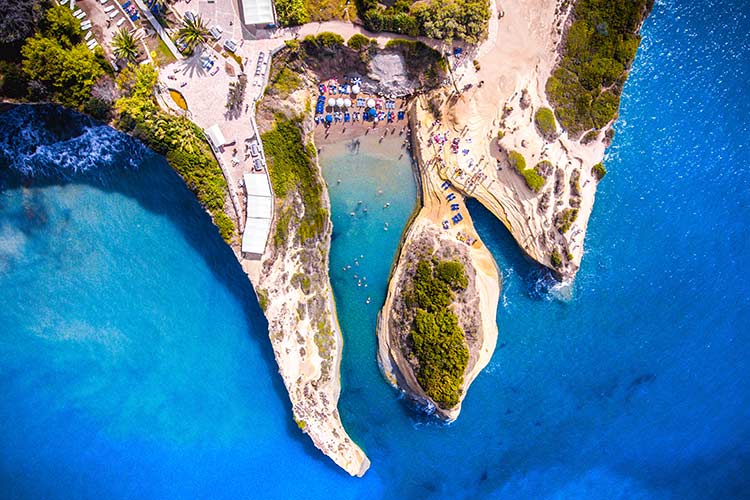 Bezienswaardigheden Corfu, Canal d'Amour