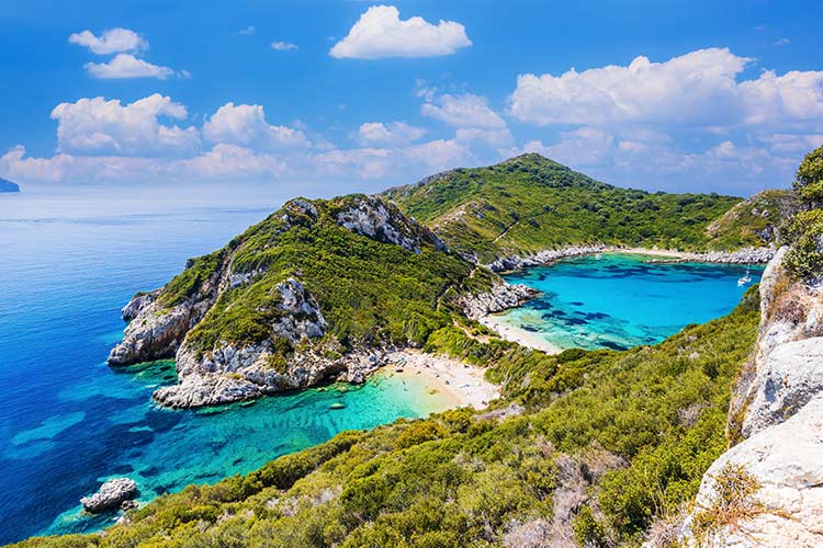 Bezienswaardigheden Corfu, Paleokastritsa