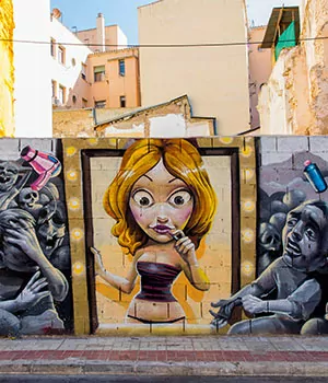 doen in Málaga: street art