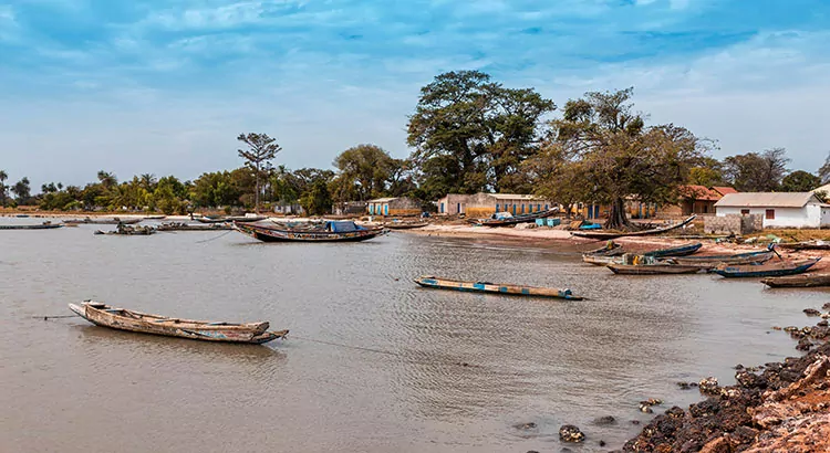 Gambia met kinderen