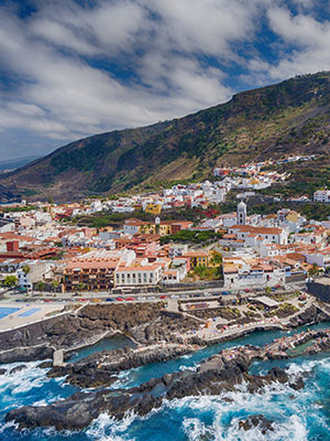 Garachico authentiek dorpje Tenerife, natuurlijk zwembad