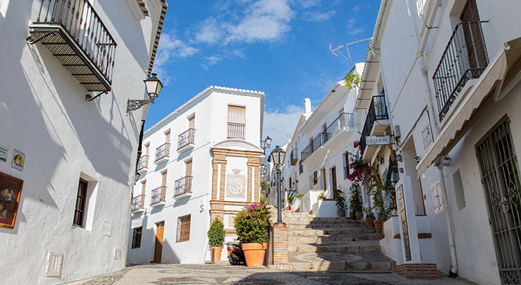 Lieflijk Frigiliana, Andalusië