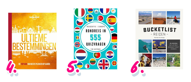 Kerstcadeaus voor reizigers: boeken