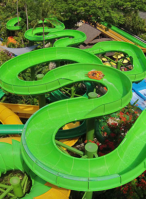 Waterbom Bali, beste waterpark Azië: constrictor