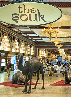 Winkelen in de Dubai Mall: souk