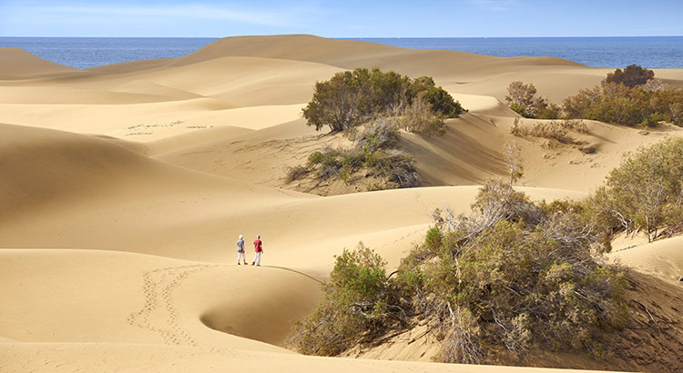 Dunas de Maspalomas op Gran Canaria: waan je in de Sahara!