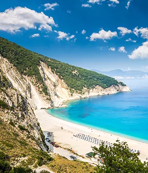 Bezienswaardigheden Kefalonia: Myrtos Beach