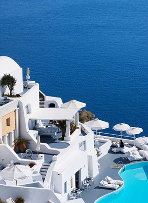Mooie hotel Santorini: Oia