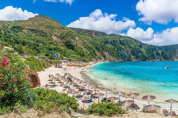 Mooiste stranden Kefalonia: Petani Beach
