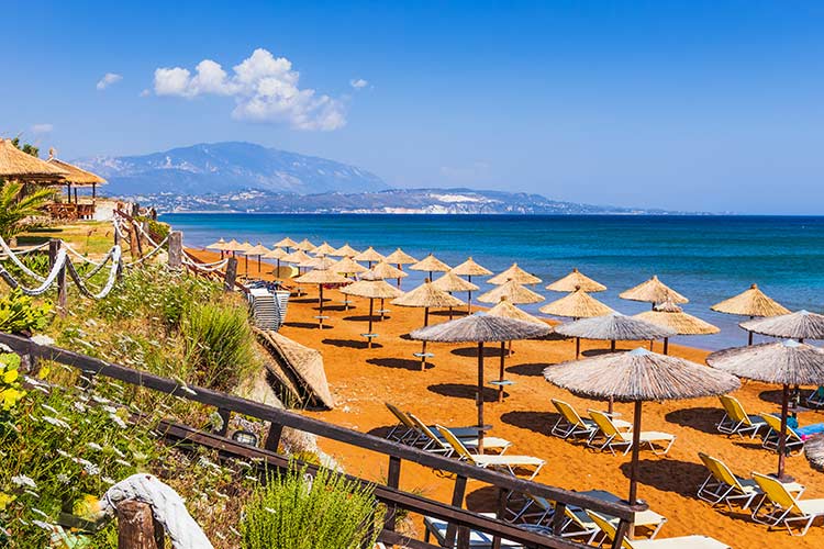 Mooiste stranden Kefalonia: Xi Beach