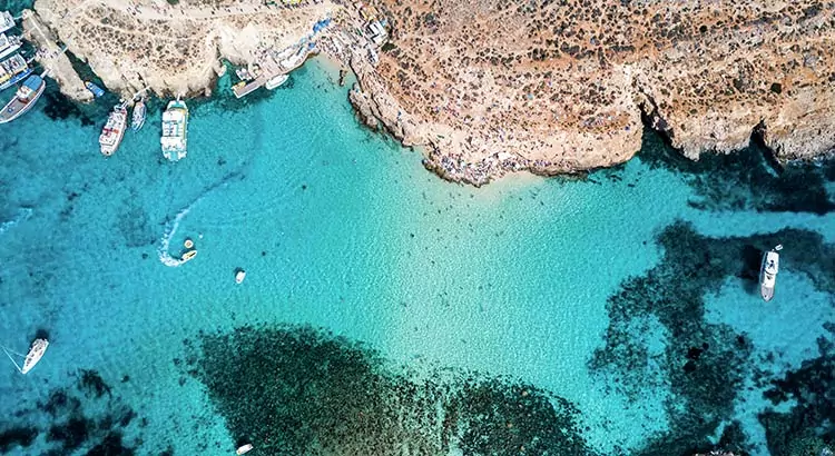 Comino & de Blue Lagoon van Malta