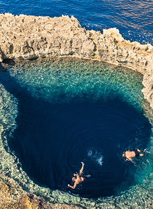 Doen op Gozo: Blue Hole