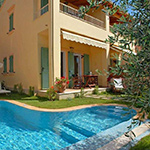 Mooiste stranden Corfu: Barbati, Appartementen La Riviera Barbati