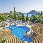 Mooiste stranden Corfu: Paleo ArtNouveau Hotel