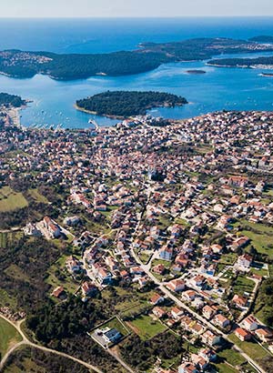 Populaire badplaatsen Kroatië: Medulin