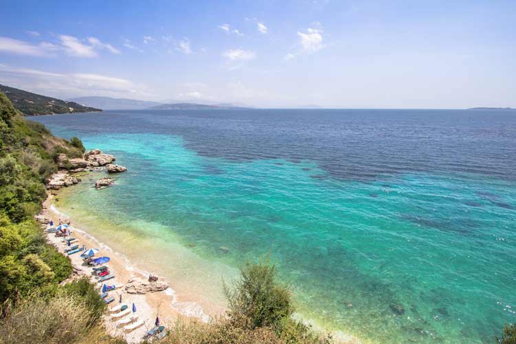 Mooiste stranden Corfu: Barbati Beach