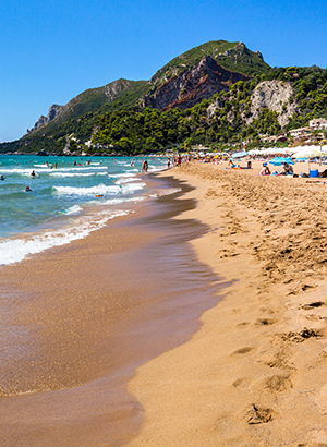 Mooiste stranden Corfu: Glyfada