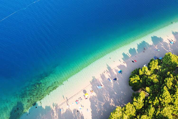 Mooiste stranden Kroatië: Punta Rata Beach