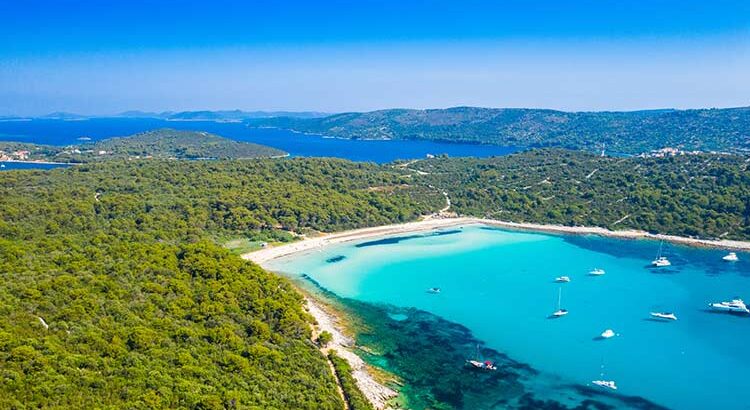 Mooiste stranden Kroatië: Sakarun Beach