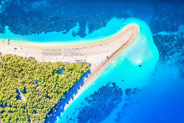Mooiste stranden Kroatië