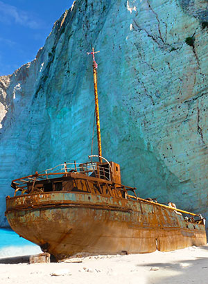 Doen in Griekenland: scheepswrak Zakynthos