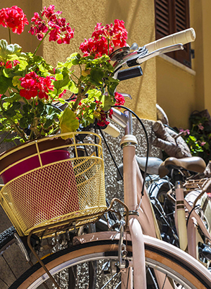 Cagliari, Sardinie: fiets