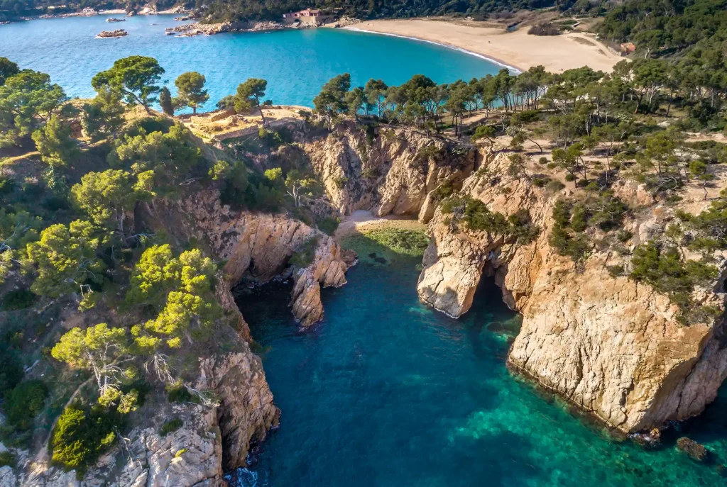 Mooiste stranden Costa Brava: Platja de Castell