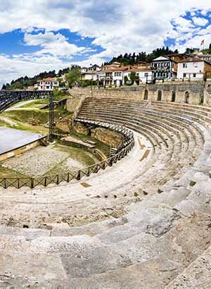 Doen in Ohrid, Macedonië: antieke theater 