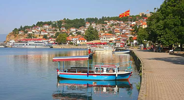Doen in Ohrid, Macedonië