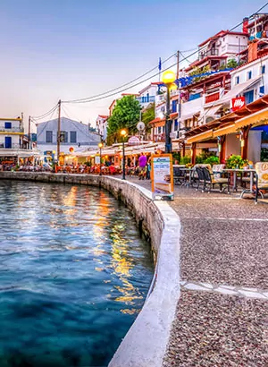 Kokkari, Samos: boulevard