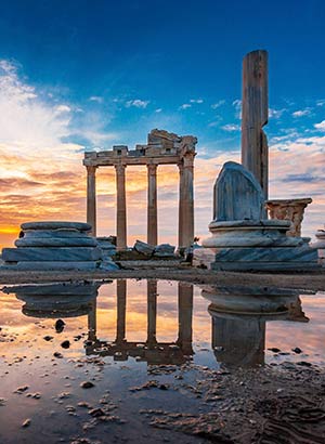 Wat te doen in Side: tempel van Apollo