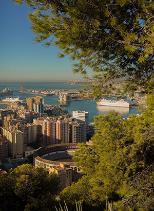 Gratis doen in Málaga: uitzichtpunt