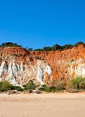 Mooiste stranden Portugal: Praia da Falesia