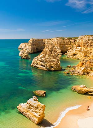 Mooiste stranden Portugal: Praia da Marinha