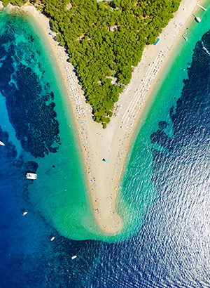 Zlatni rand, mooiste strand van Kroatië