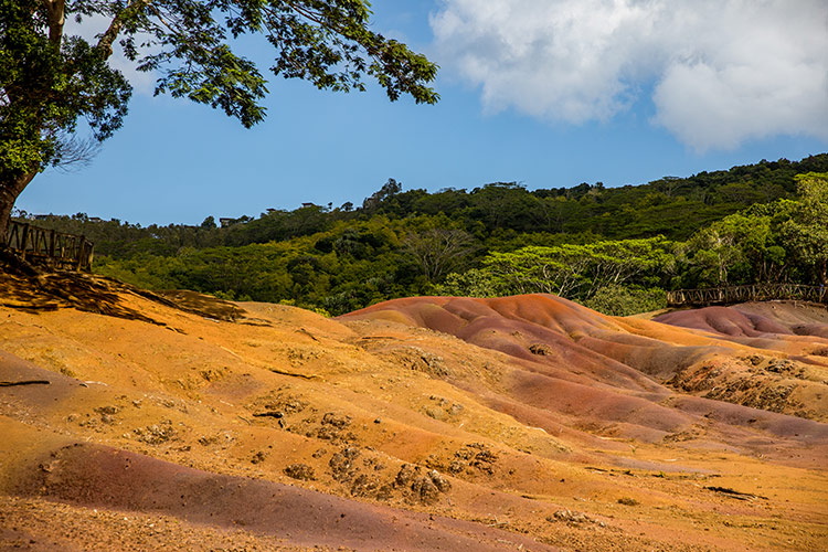 Seven Coloured Earth, bijzonder natuurfenomeen op Mauritius