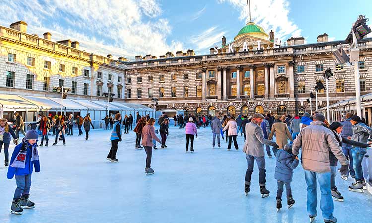 Kerst in Londen - schaatsen