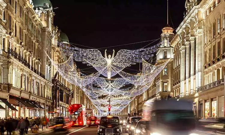 Kerst in Londen - Regent Street