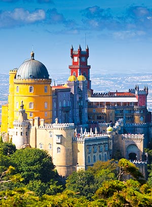 Mooiste kastelen Europa: Palacio Pena