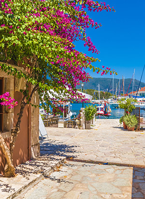 Mooiste badplaatsen Kefalonia: Fiskardo