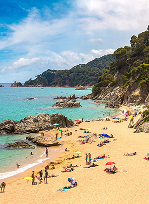 Badplaatsen Costa Brava: Lloret de Mar