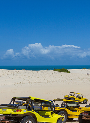 Cumbuco, Brazilië: zandduinen