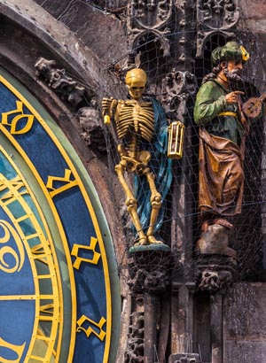 Praag met kinderen, astronomische klok