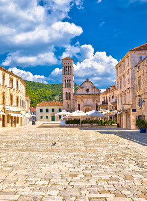 Doen op Hvar, Kroatië: Hvar stad