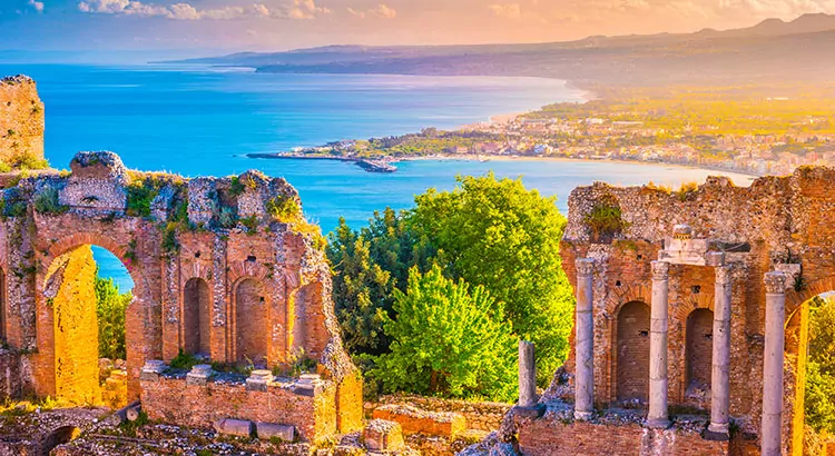 Dolce vita in Taormina, Sicilië