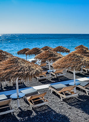 Leukste badplaatsen Santorini: Kamari