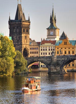 Praag met kinderen, boottochtje